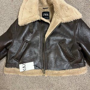 ZARA Leather coat